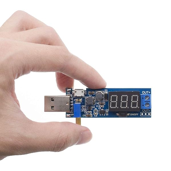 ALAMSCN 2PCS USB Buck Boost Converter - Adjustable DC-DC Voltage Regulator 5V to 24V - Image 7