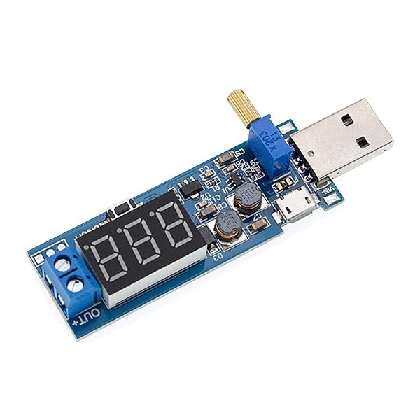 ALAMSCN 2PCS USB Buck Boost Converter - Adjustable DC-DC Voltage Regulator 5V to 24V - Image 10