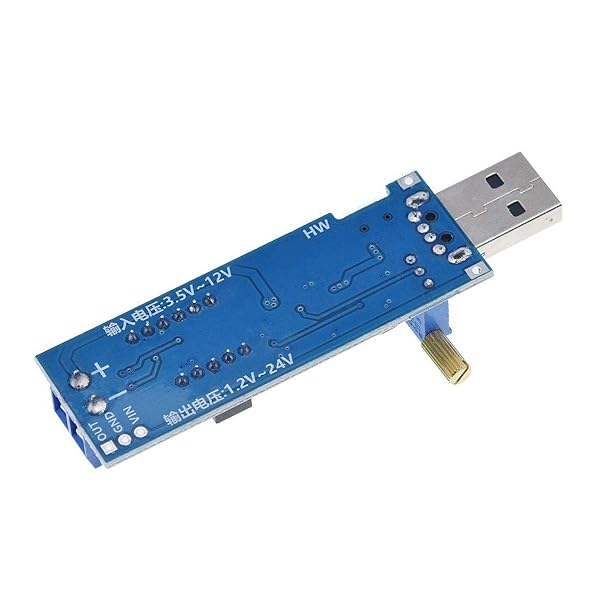 ALAMSCN 2PCS USB Buck Boost Converter - Adjustable DC-DC Voltage Regulator 5V to 24V - Image 11