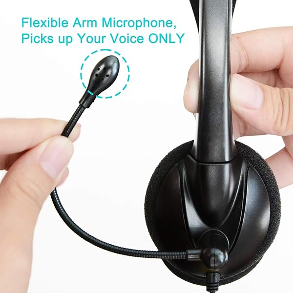 ALTEAM USB Type C Wired Headset with Mic - HD Stereo Sound for VoIP, Video Calls, Gaming on Windows & Mac - Image 5
