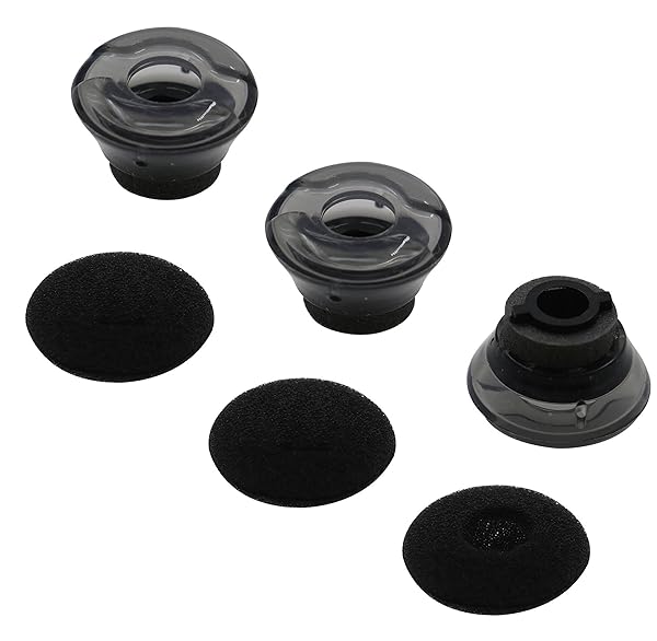 ALXCD Gel Eartips for Voyager 5200 - Soft Gel & Foam Tips (S/M/L) for Ultimate Comfort & Fit