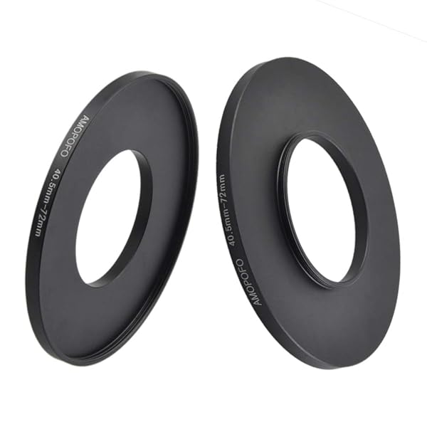 AMOPOFO 40.5mm to 72mm Step Up Ring Filter Adapter for 72mm UV ND CPL Filters Durable Metal Design - Image 4