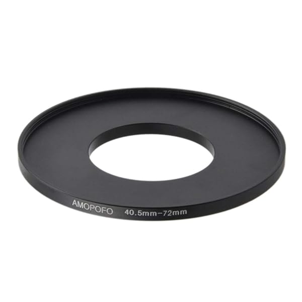 AMOPOFO 40.5mm to 72mm Step Up Ring Filter Adapter for 72mm UV ND CPL Filters Durable Metal Design - Image 2