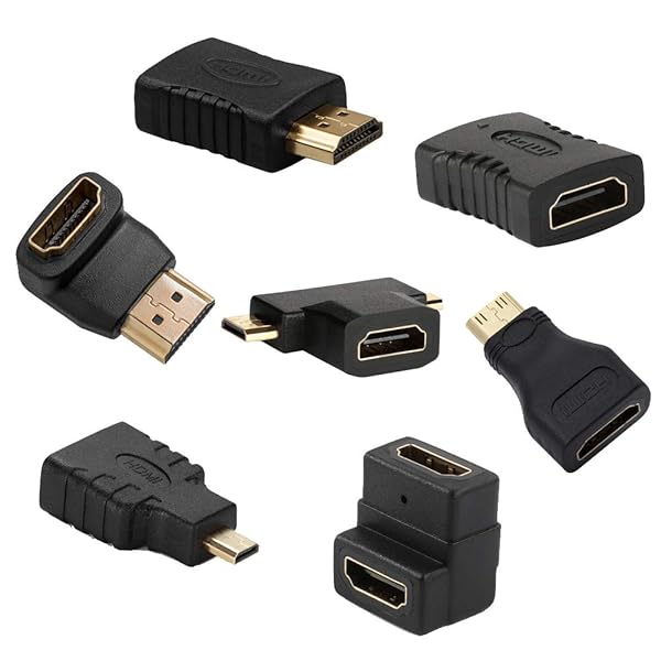 Ultimate AONTOKY HDMI Adapters Kit: 7 Mini to Micro HDMI Male/Female Connectors for Versatile Connectivity