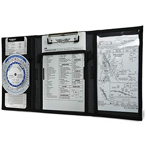 ASA IFR Tri-fold Kneeboard for Pilots Durable Lightweight Design Perfect for Flight Planning and Navigation