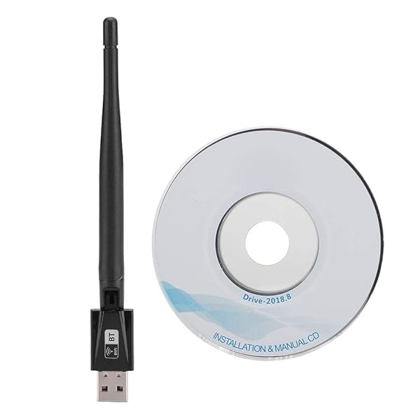 ASHATA ASHATA RTL8821CU Network Adapter: 600M USB Bluetooth LAN Card for Fast PC Connectivity