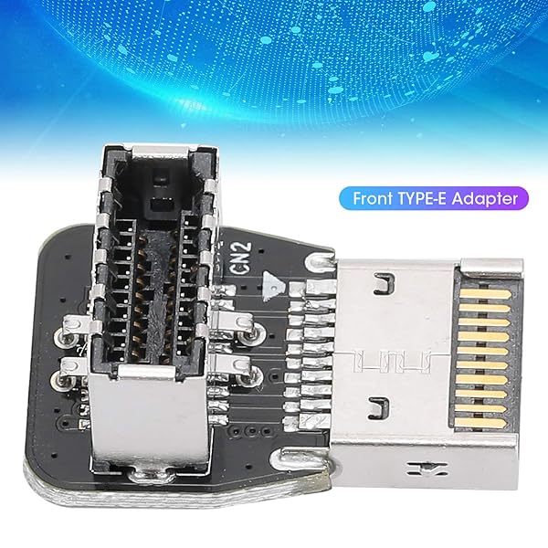 ASHATA USB Header Adapter: USB 3.1 Front Panel Socket Type E for PC Motherboard - 10G 90 Degree Elbow Converter PH74B - Image 6