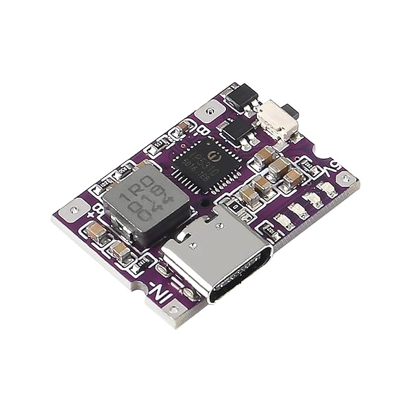 ATNSINC 4Pcs Type-C USB 5V 3.1A Boost Converter Step-Up Power Module IP5310 Mobile Power Bank Accessories with Switch LED Indicator (Type-C 3.1A) - Image 3