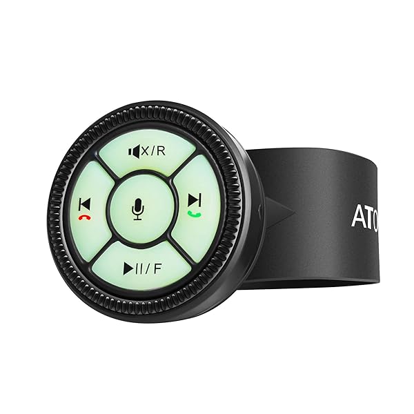 ATOTO AC-44F5 Wireless Remote Control for Car Stereos - Luminous Buttons, Plug & Play, Compatible with SA102, A6Y, F7 & More
