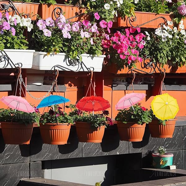 5 Pack Cute Mini Umbrellas for Photography, Crafts & Home Decor - Bright Colors for Potted Plants & Outdoor Use - Image 10