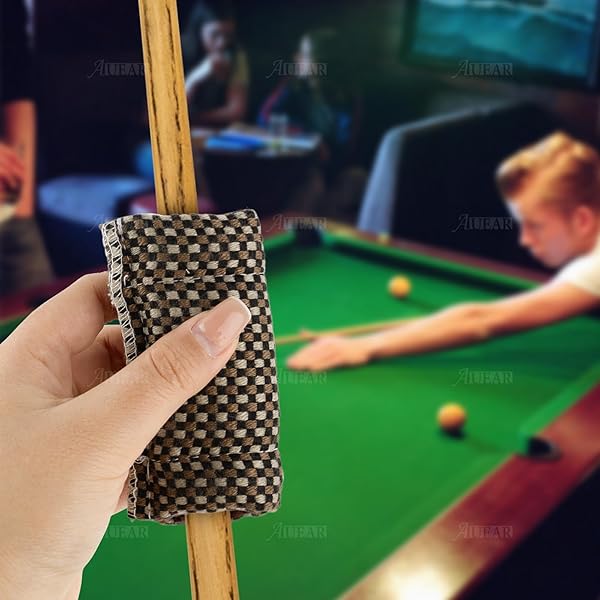Buy AUEAR Set of 3 Billiards Pool Table Brushes & Cue Cloth Cleaner - Brown Color - Image 7