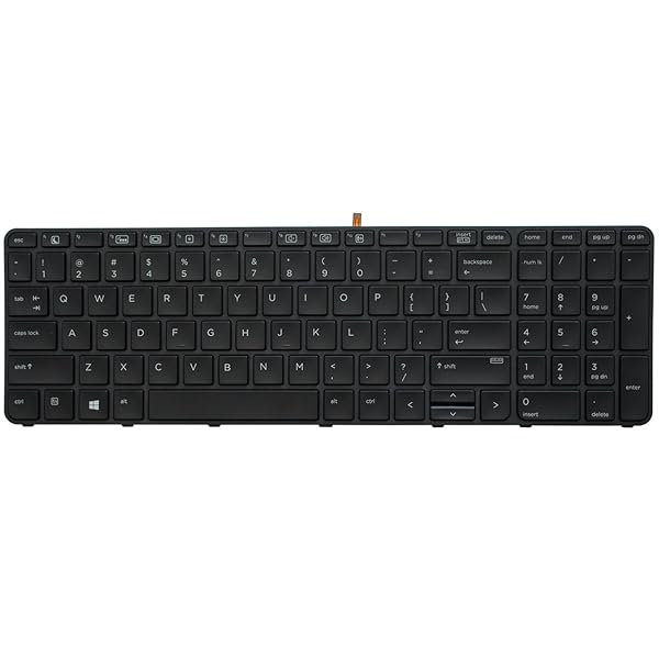 AUTENS Replacement Keyboard for HP ProBook 450 G3 450 G4 455 G3 455 G4 470 G3 470 G4 Laptop Backlight No Pointer