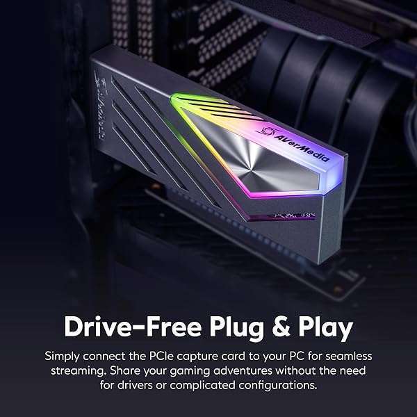 AVerMedia GC575 Live Gamer 4K 2.1: HDMI 2.1 PCIe Capture Card for 4K60 Streaming on PS5, Xbox Series X/S & Switch - Image 9