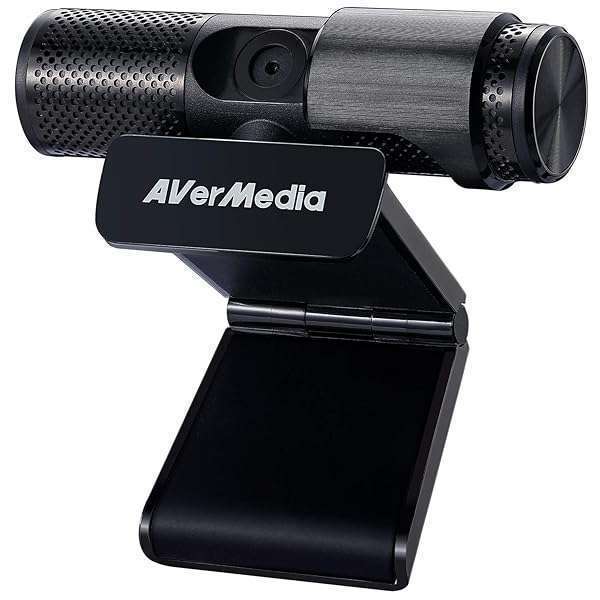 AVerMedia Live Streamer Cam 313: Full HD 1080P Webcam with Privacy Shutter & Dual Microphone for Video Conferencing
