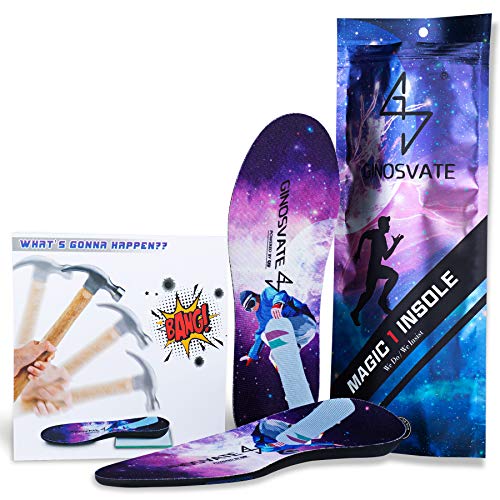 Shock Absorbing Boot Insoles for Men and Women Heavy Duty Support Ideal Gifts for Dad or Mom Purple - Image 2