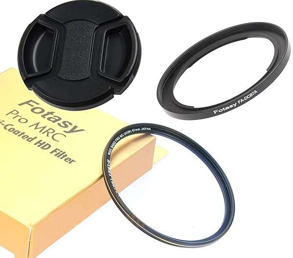 JJC RN-DC67A 67mm Filter Adapter & Pro1D MRC Nano HD UV Filter for Canon PowerShot Series - Image 2
