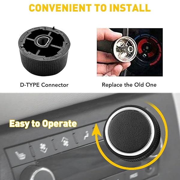 Acouto Rear Radio Volume Control Knobs Button 22912547 for 2007-2011 for 2007-2013 for Encalve 2009-2013 for 2009-2013 for 2007-2013 - Image 2