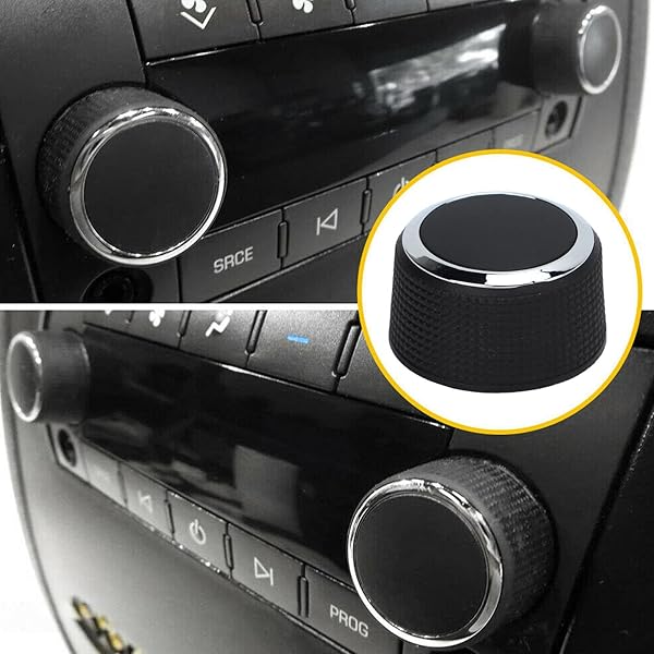Acouto Rear Radio Volume Control Knobs Button 22912547 for 2007-2011 for 2007-2013 for Encalve 2009-2013 for 2009-2013 for 2007-2013 - Image 4