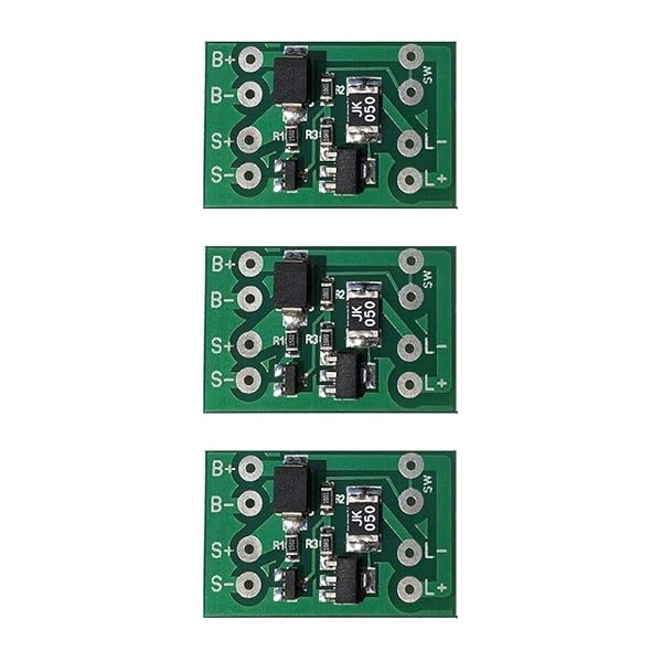 Acxico 3Pcs Solar Charge Controller Board for Lithium Battery Auto ON/OFF Light Control for DIY Street and Garden Lights