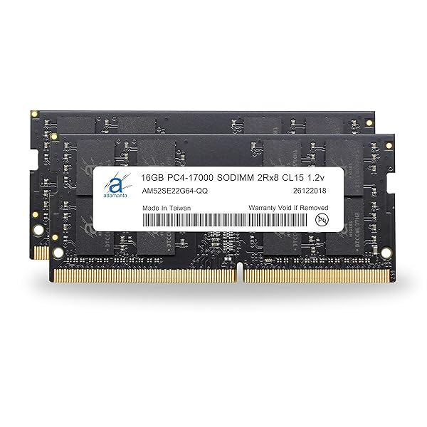 Adamanta 32GB Laptop Memory Upgrade for Dell Alienware Latitude Precision XPS DDR4 2133Mhz SODIMM 2Rx8 CL15 1.2v DRAM RAM