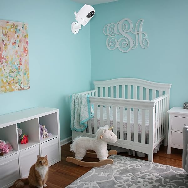 Adjustable Baby Monitor Wall Mount for VTech VM901 VM924 VM923 VM928, Full-Range View and Easy Installation Without Drilling - Image 8
