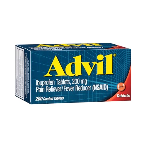 Advil Advil Pain Reliever 200mg: Fast Relief for Headaches, Backaches & Menstrual Pain - 200 Coated Tablets