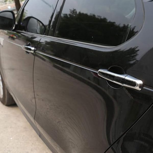 Akozon 8Pcs Exterior Door Handle Cover Trim for Range Rover Sport Evoque Discovery 5 Car Accessories - Image 3