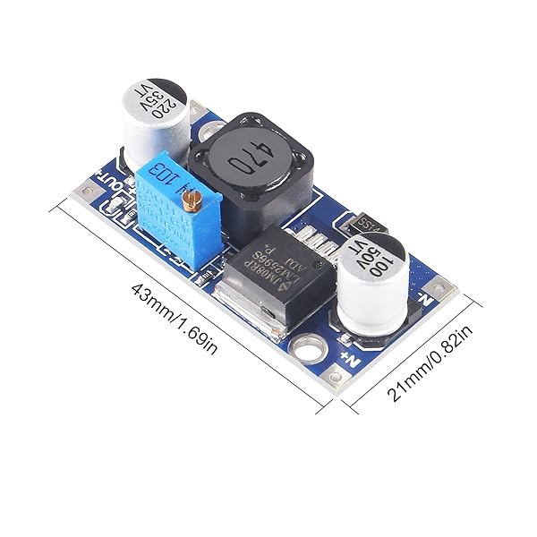 Alinan 12pcs LM2596 Buck Converter Module - Adjustable 3A DC-DC Voltage Regulator 3-40V to 1.5-35V High Efficiency - Image 5