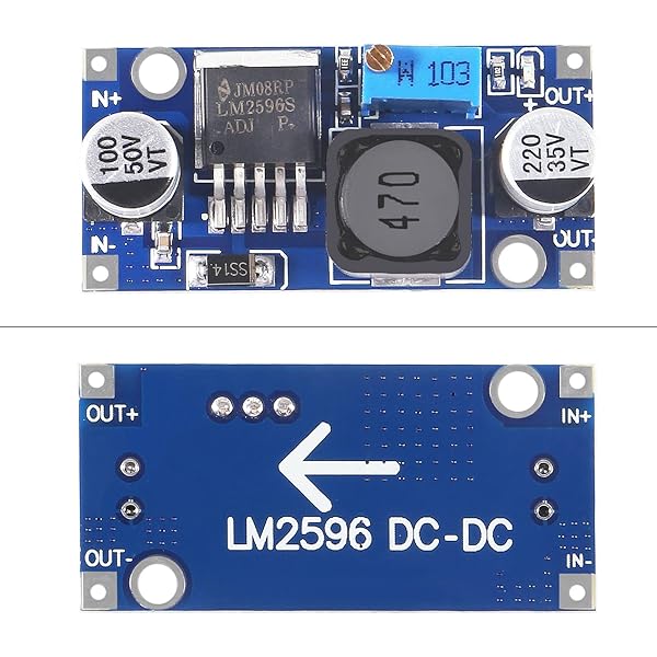 Alinan 12pcs LM2596 Buck Converter Module - Adjustable 3A DC-DC Voltage Regulator 3-40V to 1.5-35V High Efficiency - Image 7