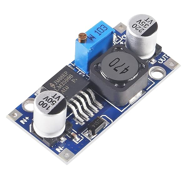 Alinan 12pcs LM2596 Buck Converter Module - Adjustable 3A DC-DC Voltage Regulator 3-40V to 1.5-35V High Efficiency - Image 9