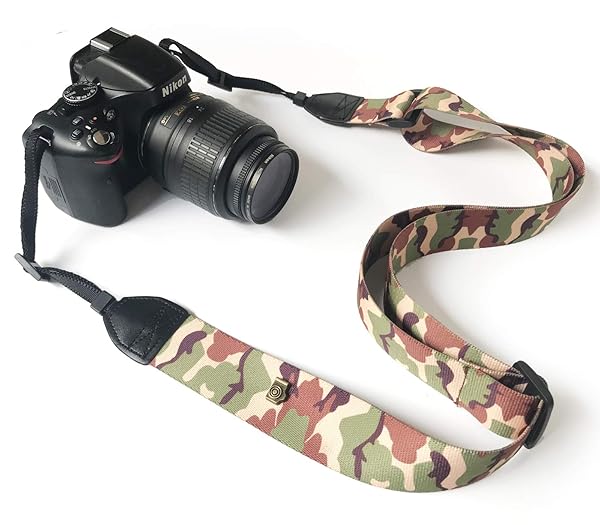Adjustable Vintage Camera Strap for DSLR/SLR - Soft Neck & Shoulder Belt for Nikon, Canon, Sony & More - Image 4