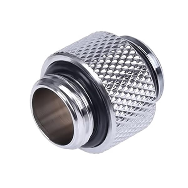 Alphacool HF G1/4 Male to Male Extender Fitting 10mm Chrome for Water Cooling Systems