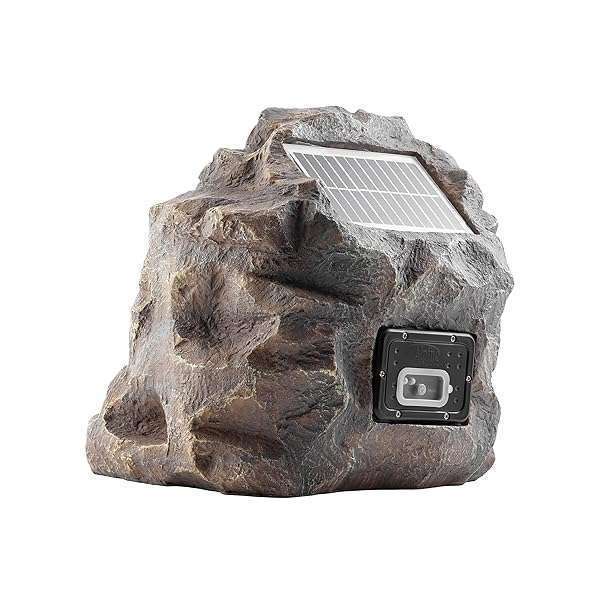 Alpine Waterproof Bluetooth Solar Rock Speaker - Outdoor Wireless Gray Design - Image 8