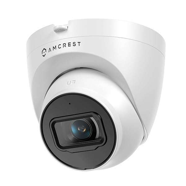Amcrest Amcrest UltraHD 4K Outdoor Security Camera: 8MP, Night Vision, PoE, Weatherproof, MicroSD Recording