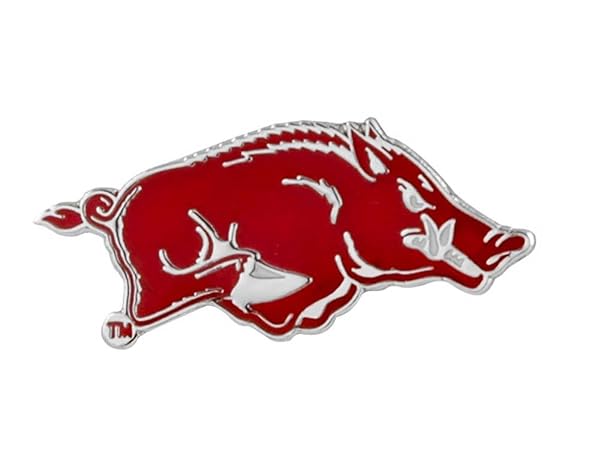 Shop Aminco NCAA Arkansas Razorbacks Team Logo Pin - Official Team Colors & Fast Shipping! - Image 3