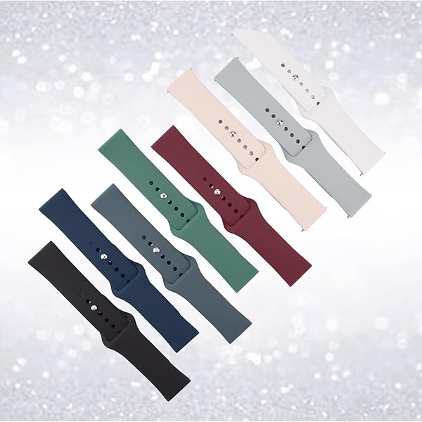 Amzpas Silicone Band for Coros PACE 2 APEX 42mm APEX 2, 20mm Quick-Release Replacement Wristband Sport Straps, Black - Image 6