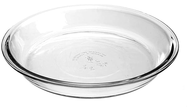 Buy Anchor Hocking 67301L11 Glass Pie Dish 2-Pack - Durable & Stylish Bakeware
