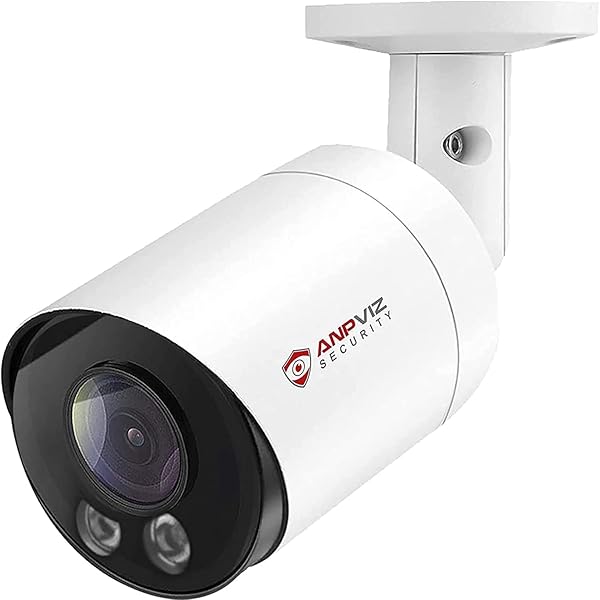 Anpviz 5MP Bullet POE IP Camera: 24/7 Security, Night Vision, Audio & Motion Detection