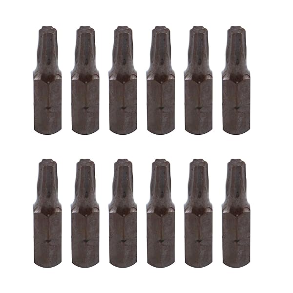 Antrader Antrader 12 Pcs 1/4 Inch Hex Shank 25mm Length T25 Magnetic Torx Head Screwdriver Bits Set