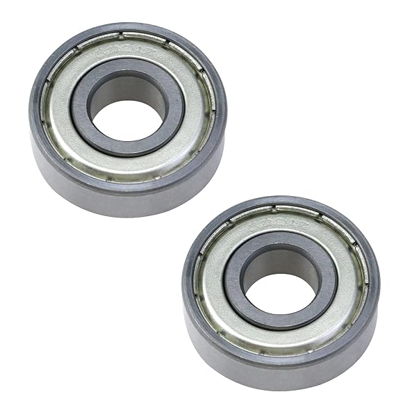 Antrader 2-Pack 12mm x 32mm x 10mm 6201Z Double Shielded Deep Groove Ball Bearings for Smooth Performance