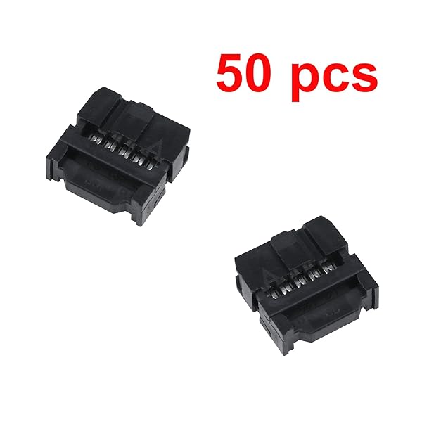 Antrader FC-10P IDC 2.54mm Female Header JTAG ISP Socket - 50-Pack for Reliable Connections - Image 3
