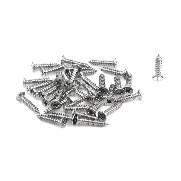 Antrader Rubber Feet 24 Pack Black Bumper Pads Tapered with Washers 1 inch x 0.6 inch for Furniture Protection - Image 4