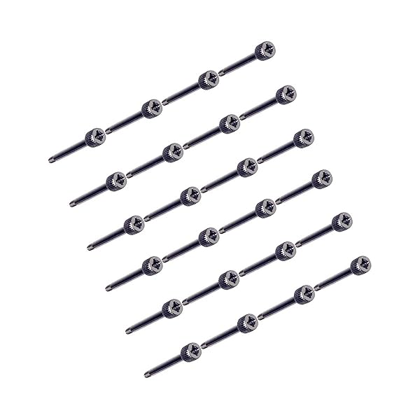 Apevia CS-L63231-24 Screw Set T6 for Radiator CPU Liquid Cooler 24-Pack Connectable Screws