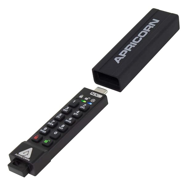 Apricorn 64GB Aegis Secure Key 3 NXC: FIPS 140-3 USB 3.2 Type C Flash Drive with 256-Bit Encryption - Image 9