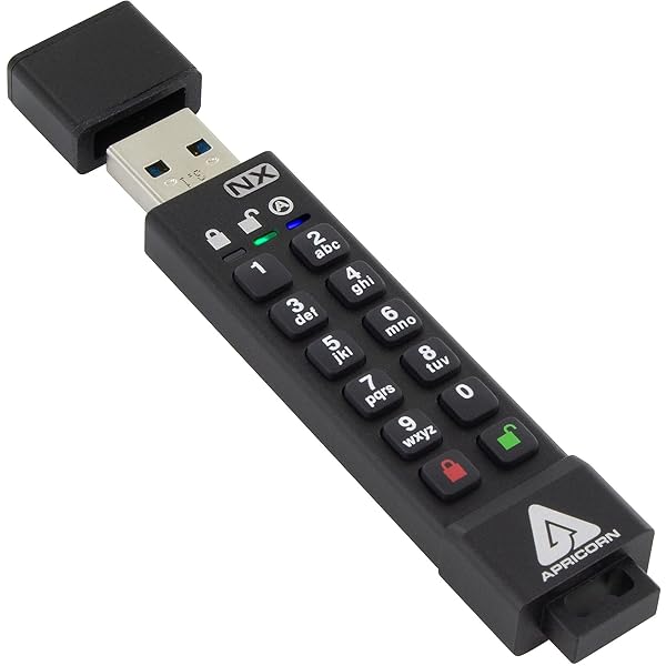 Apricorn Aegis Secure Key 3 NX 128GB - FIPS 140-2 Encrypted USB 3.0 Flash Drive for Ultimate Data Security