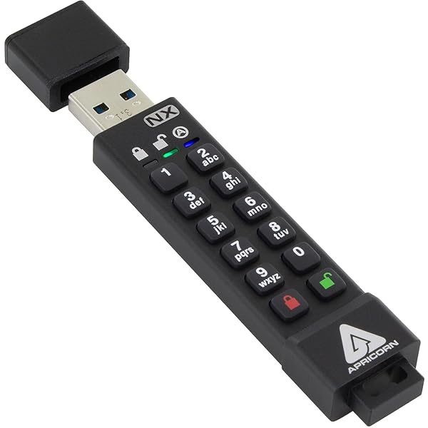 Apricorn Aegis Secure Key 3 NX 4GB: FIPS 140-2 Encrypted USB 3.0 Flash Drive for Ultimate Data Security