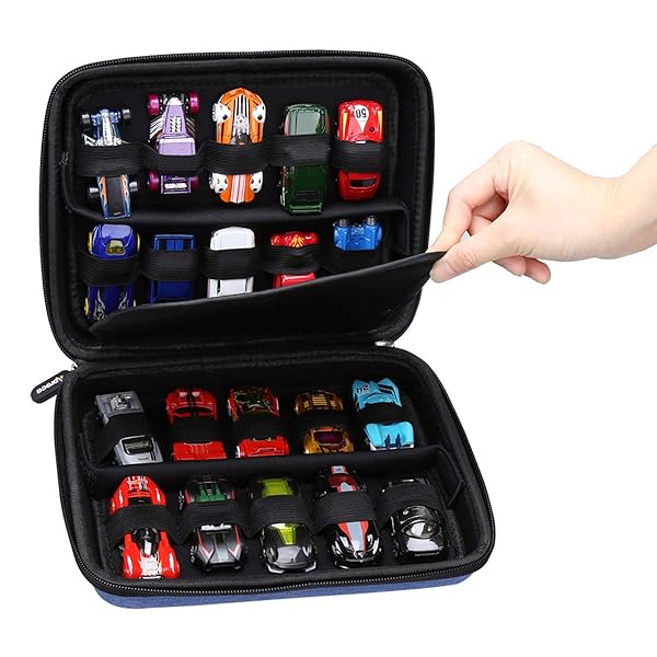 Aproca Aproca Cars Storage Case for Hot Wheels and Matchbox Toy Cars and Trucks 20 Pack Case Only