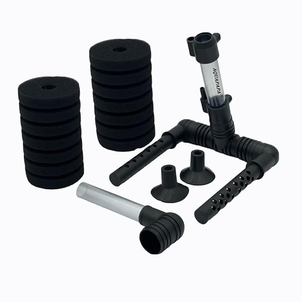 Aquapapa 4X Dual Bio Sponge Filter for Betta Fry Aquarium Fish Tank Up to 30 Gallon 4-Pack - Image 4
