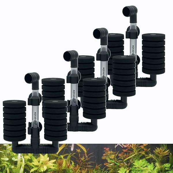 Aquapapa 4X Dual Bio Sponge Filter for Betta Fry Aquarium Fish Tank Up to 30 Gallon 4-Pack - Image 7