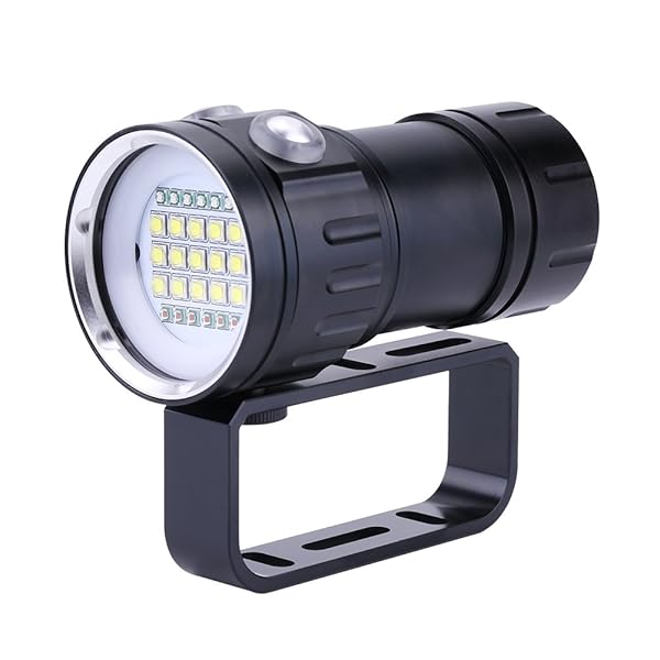 Aramox 18000 IPX8 Diving Flashlight: 500M LED Submersible Light for Underwater Sports